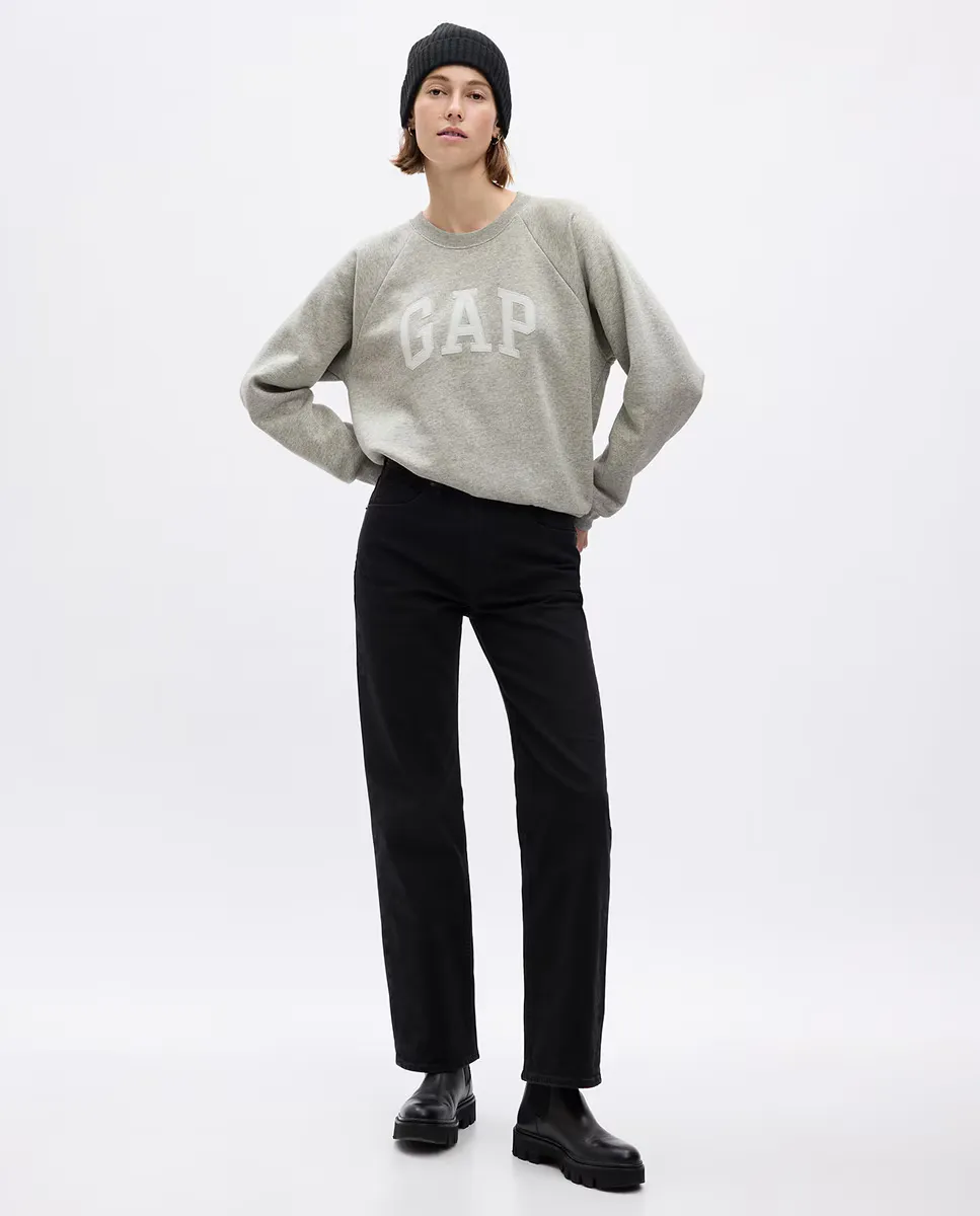

Женская толстовка с логотипом Gap, светло-серый
