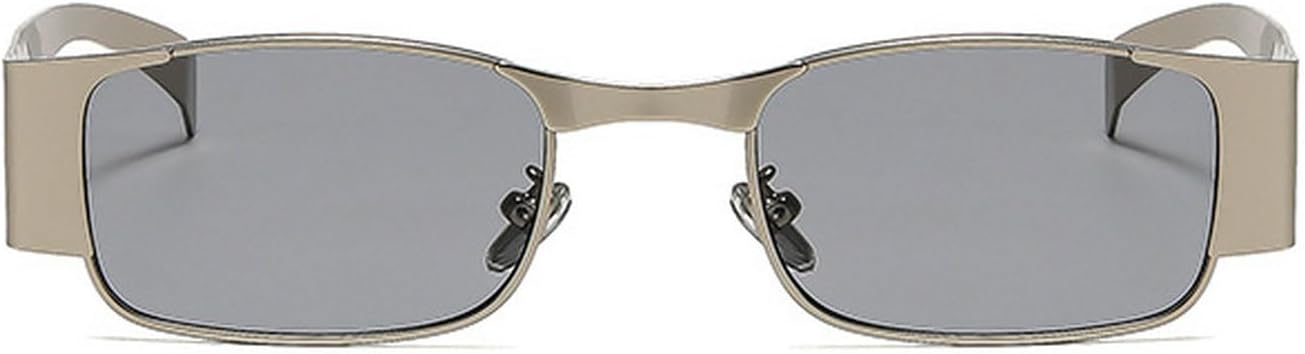 

Винтажные квадратные солнцезащитные очки Laureles для женщин, металлическая маленькая оправа, модные солнцезащитные очки для мужчин и женщин с защитой от УФ-излучения UV400, C4