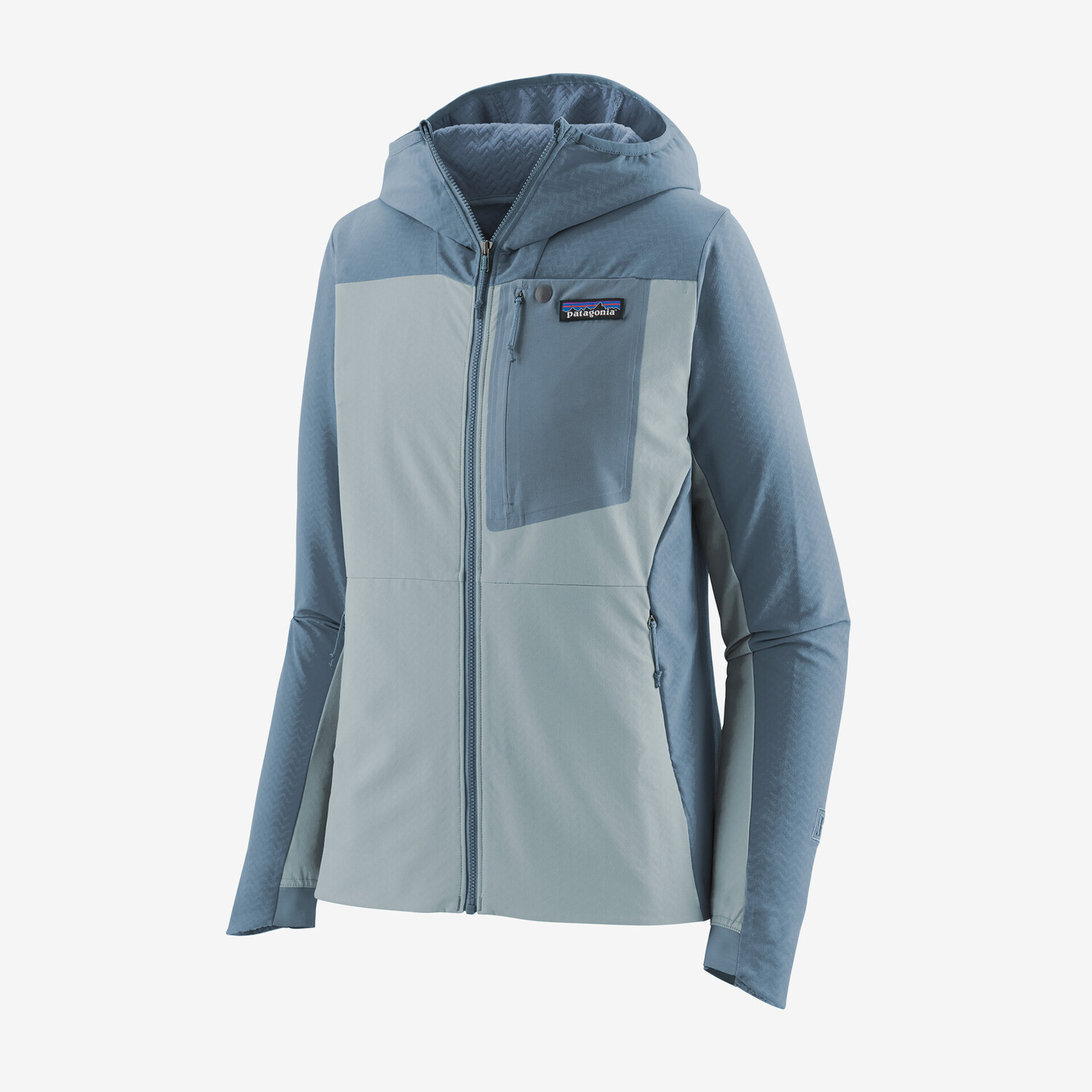 

Женская толстовка R1 CrossStrata Patagonia, паровой синий