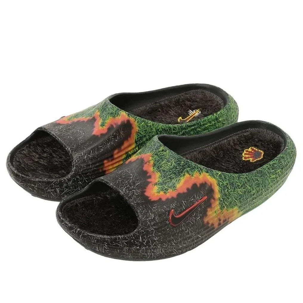 Шлепанцы Nike x Swoosh ReactX Rejuven8 Slide 'Touch Grass' IR0459-001, черный — фото 2