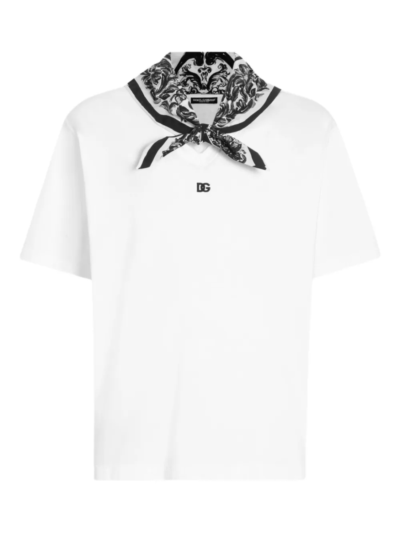

Dolce & Gabbana футболка с шарфом, белый
