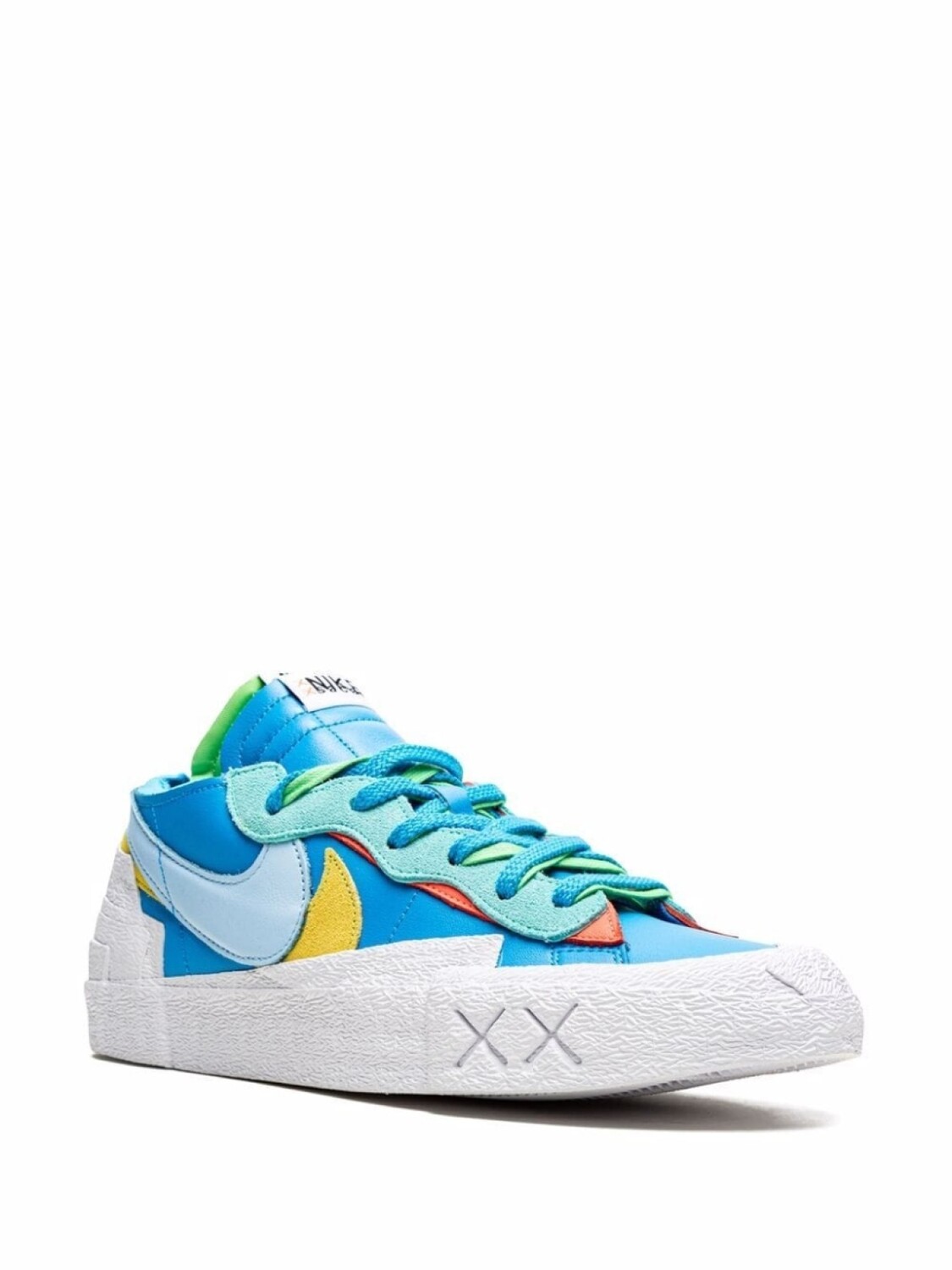 Nike кеды x KAWS x Sacai Blazer Low, синий — фото 2