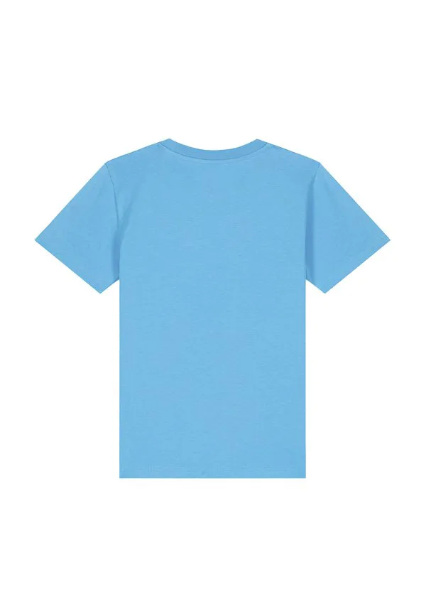 Футболка с принтом гоночного автомобиля Watapparel, Aqua Blue — фото 3