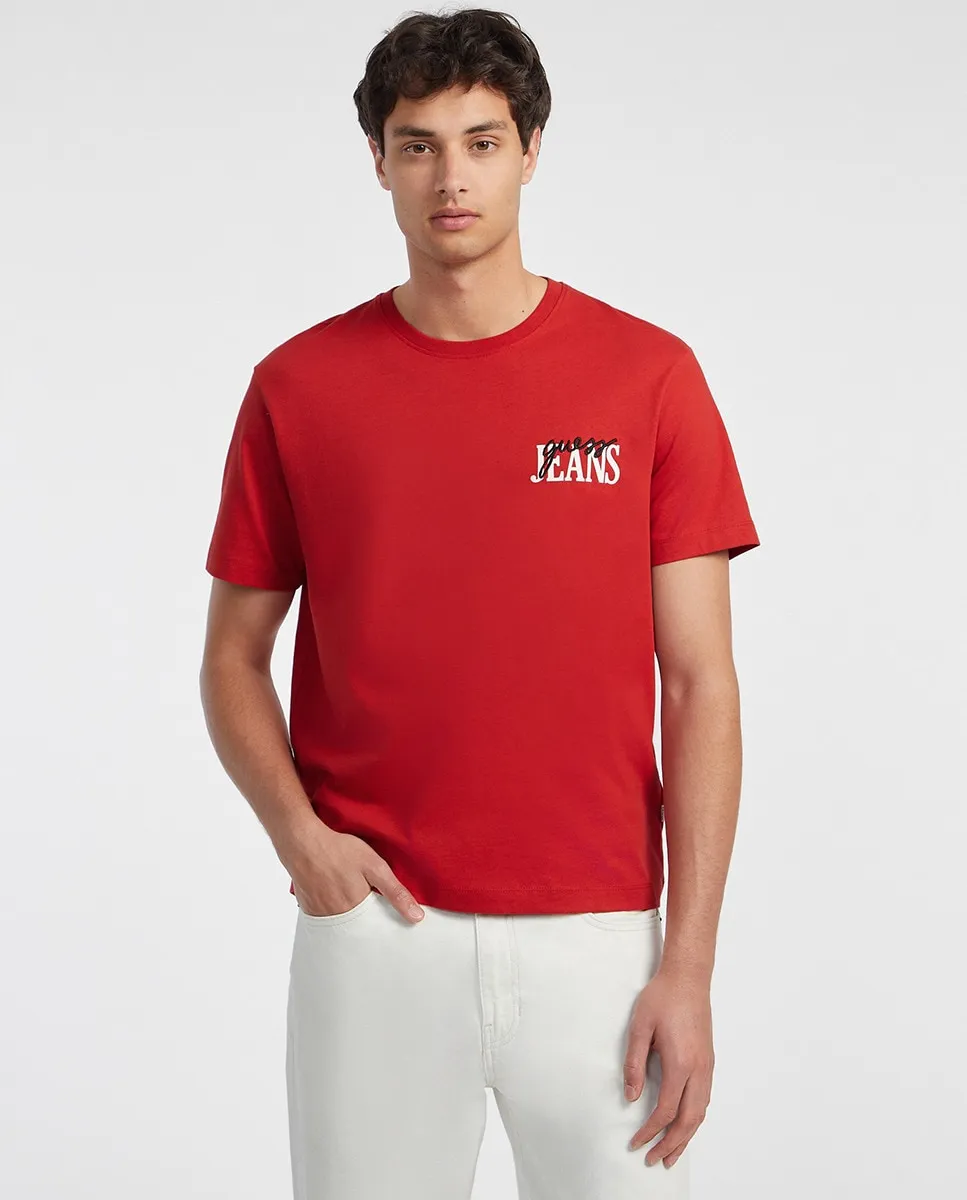 

Футболка с коротким рукавом Guess Jeans, красный