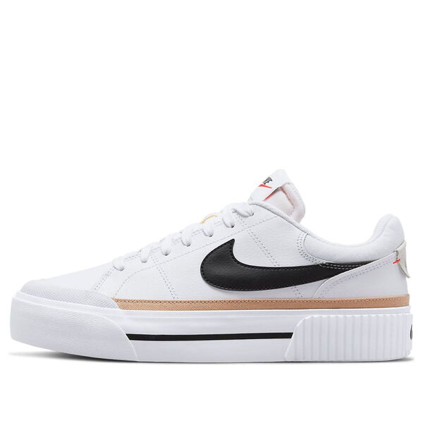 Кроссовки court legacy lift 'white hemp' Nike, белый