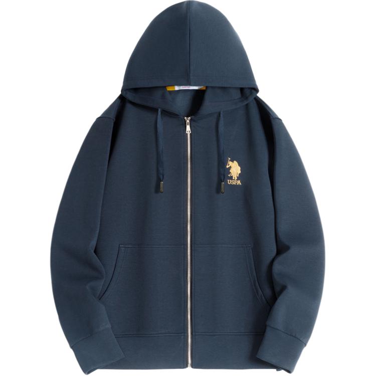 Толстовка унисекс U.S. Polo Assn., темный фиолетовый — фото 3