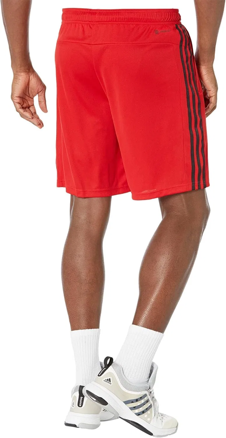 Мужские тренировочные шорты AEROREADY adidas, цвет Better Scarlet/Black — фото 2