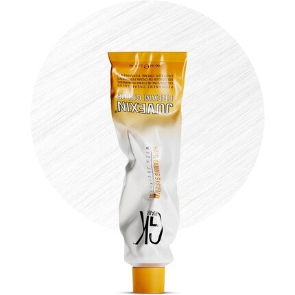 

GK HAIR Global Keratin Профессиональная крем-краска для волос в тюбике 3,4 жидких унции 100 мл Питательные очищающие краски для укладки Высокоэффективный долговечный полуперманентный натуральный тонер Краска SuperLighteners 1000 Усилитель отбели...