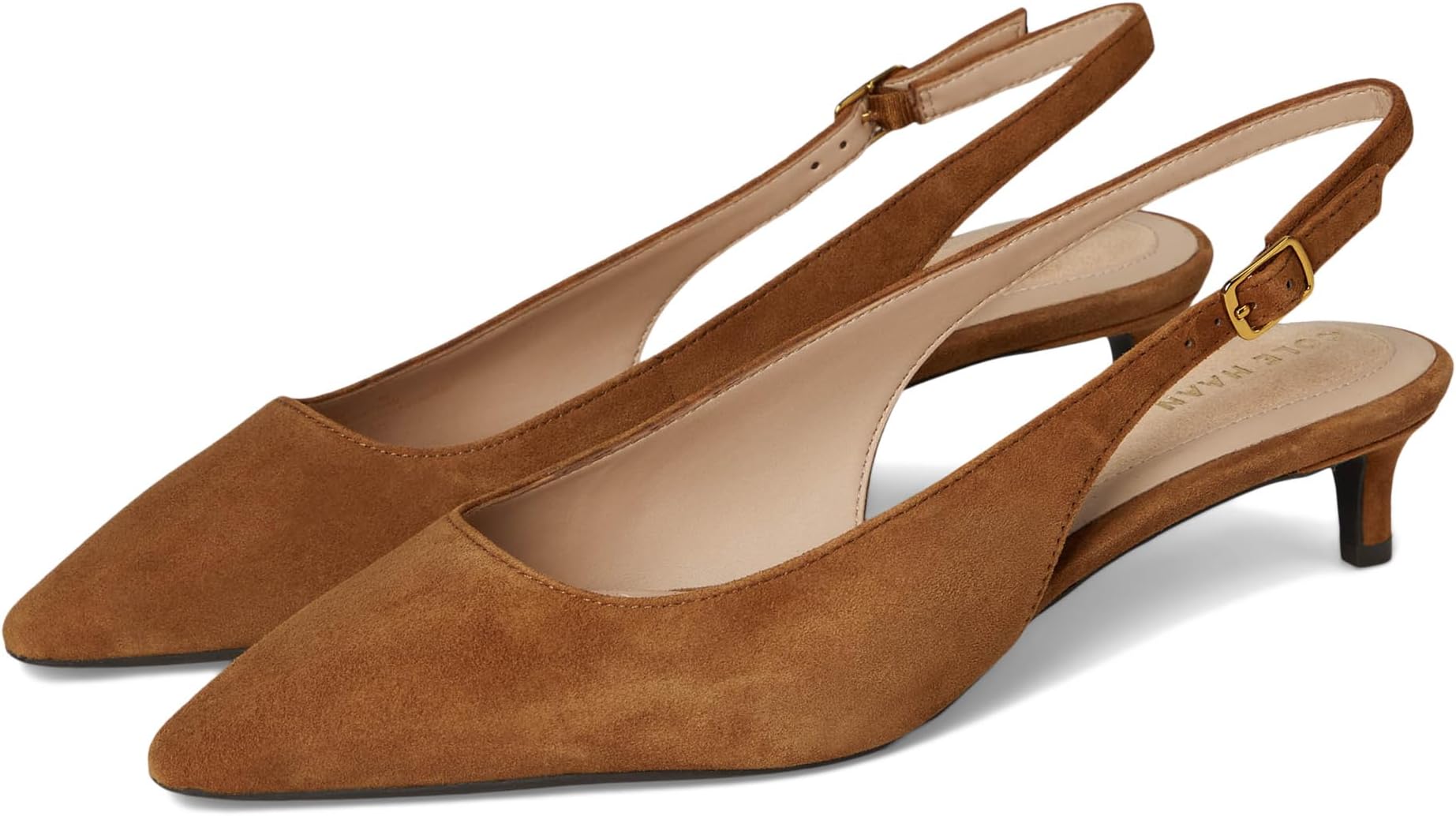 Туфли Cole Haan Go-to Jocelyn Slingback Pumps, цвет Tobacco Suede