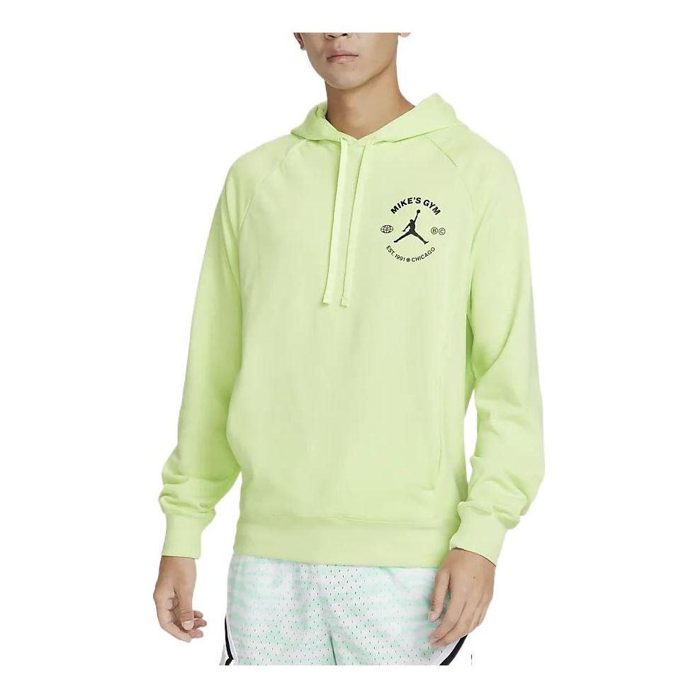 

Худи Air Jordan Solid Color Drawstring Hoodie Men's Light Lime DV1291-383, разноцветный