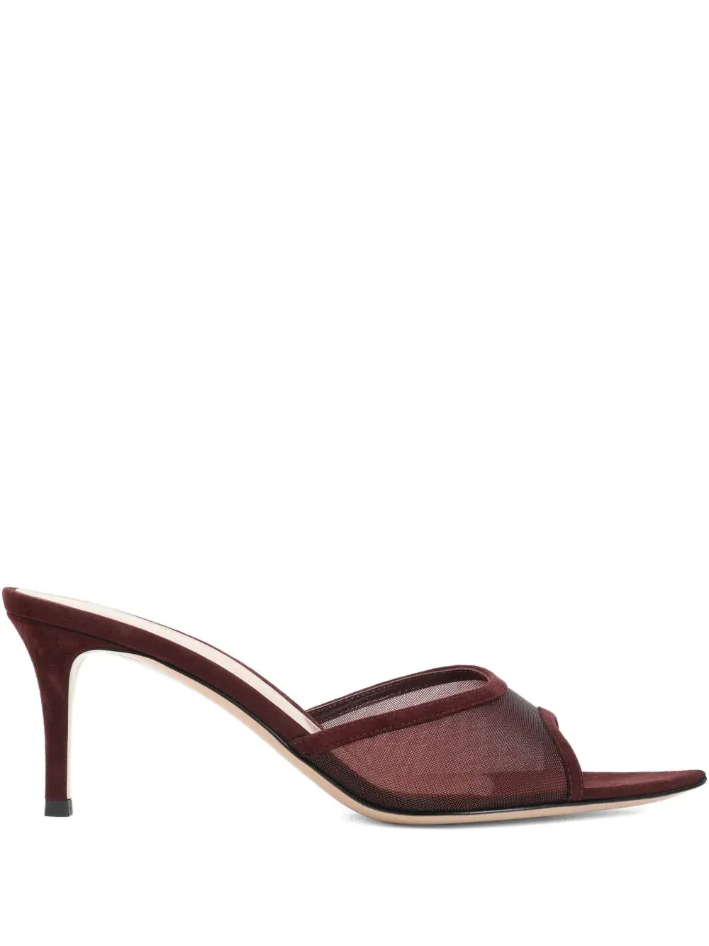 Мюли на каблуке Gianvito Rossi, красный