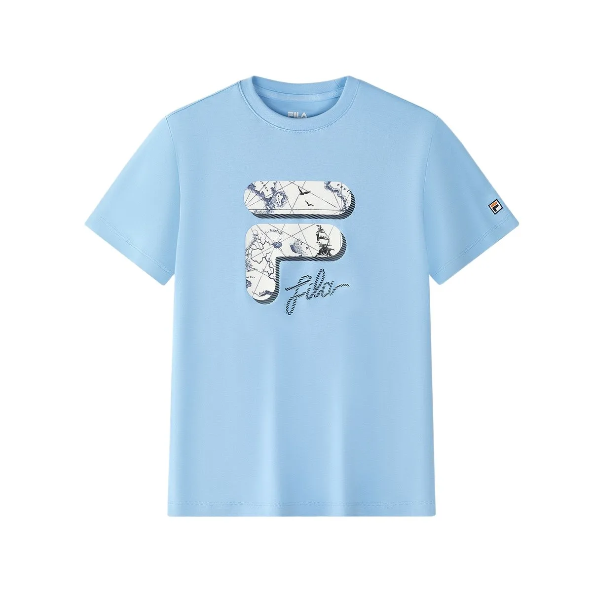 FILA KIDS Футболка Ice Release Blue для подростков