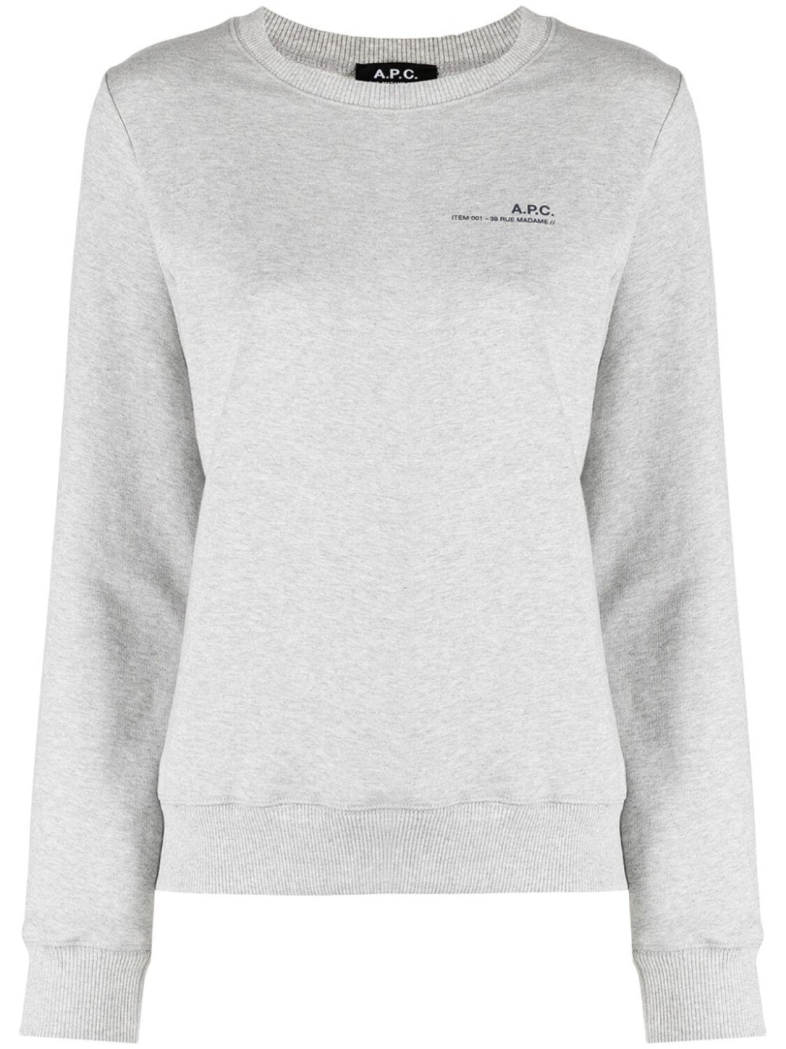 

A.P.C. толстовка с логотипом, серый