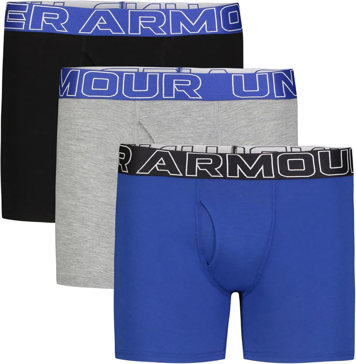 Трусы-боксеры Under Armour Charged Stretch для мальчиков, легкие и гладкие, эластичные