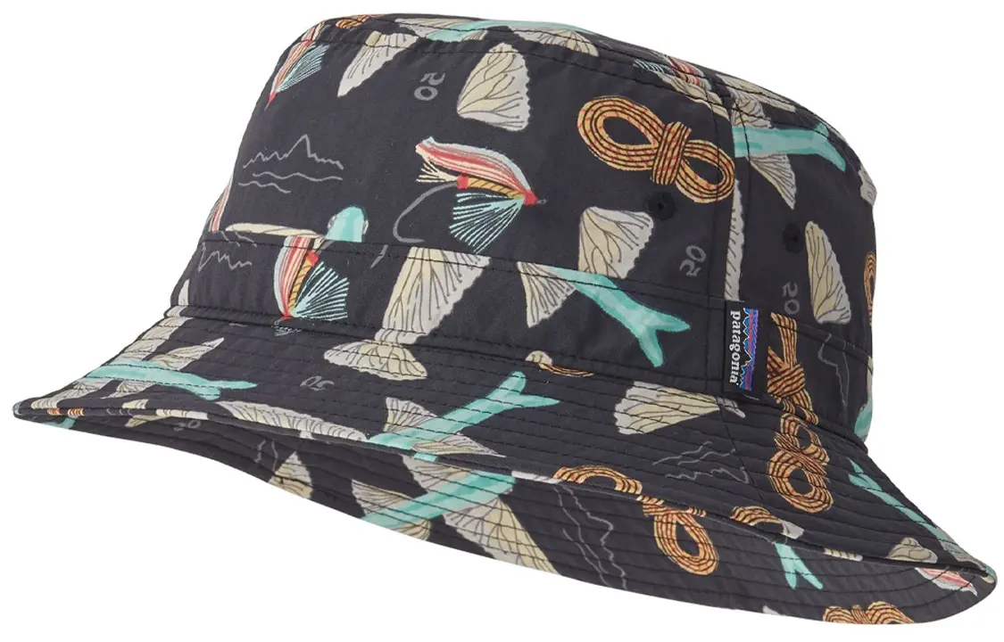 

Patagonia Переработанная нейлоновая панама унисекс черная, Black