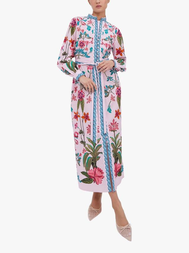 

Платье миди Valentina с цветочным принтом Raishma, Pink