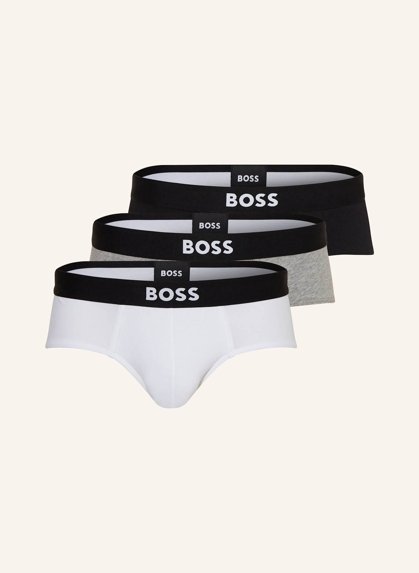 

3 пары трусов один Boss, мультиколор