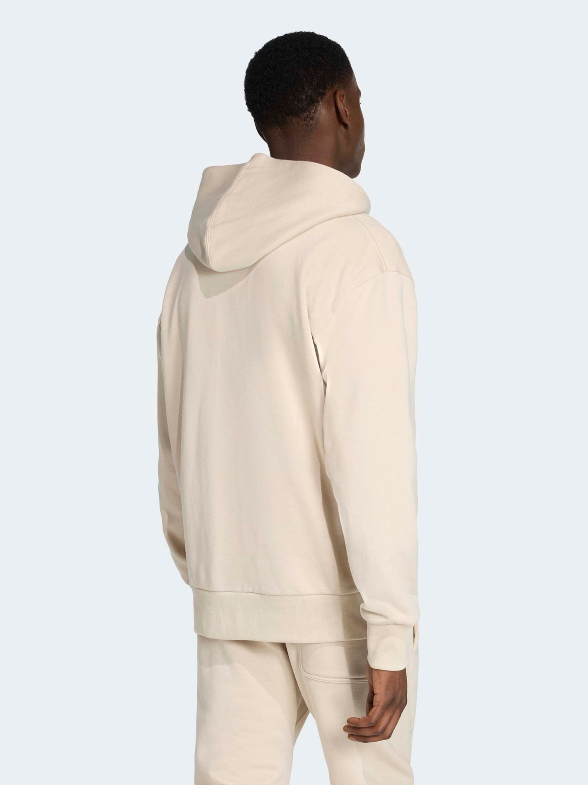 Adidas Sportswear Спортивный худи на молнии 'A SZN' в бежевом цвете — фото 3