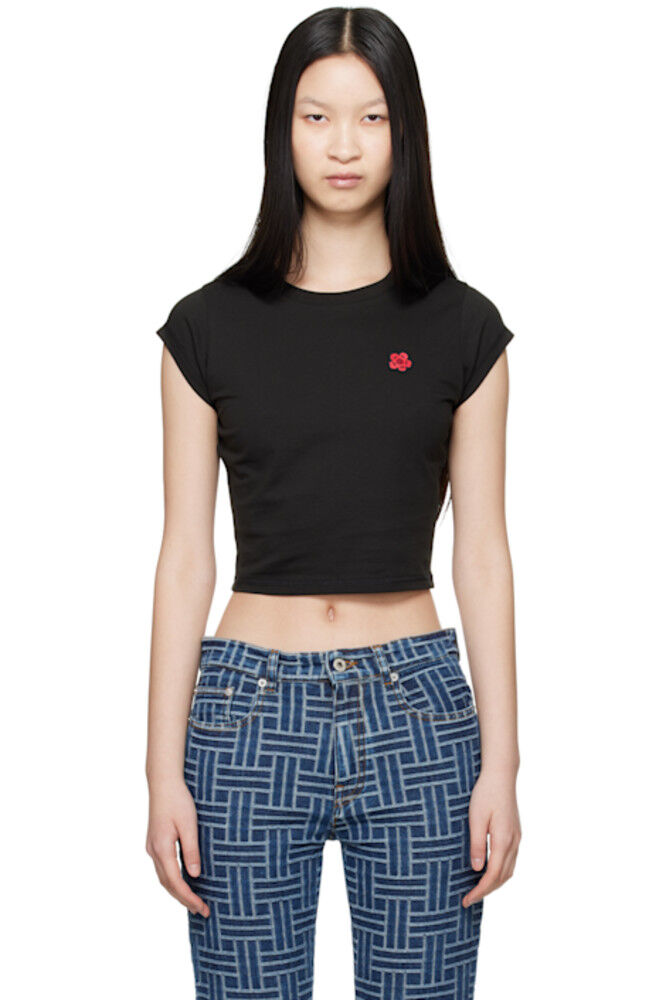 

Черная футболка Kenzo Paris Boke Flower