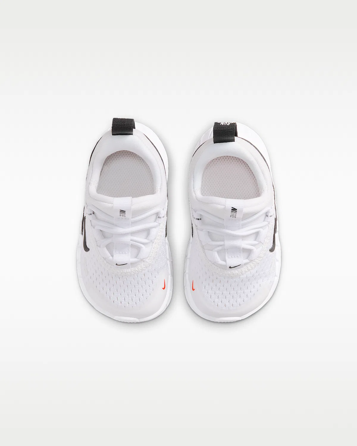 Детские кроссовки Nike Free Ride, White/Safety Orange/Black — фото 4