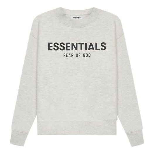 

Худи (GS) Fear of God Essentials SS21 Pull-Over Crewneck Light Heather Oatmeal