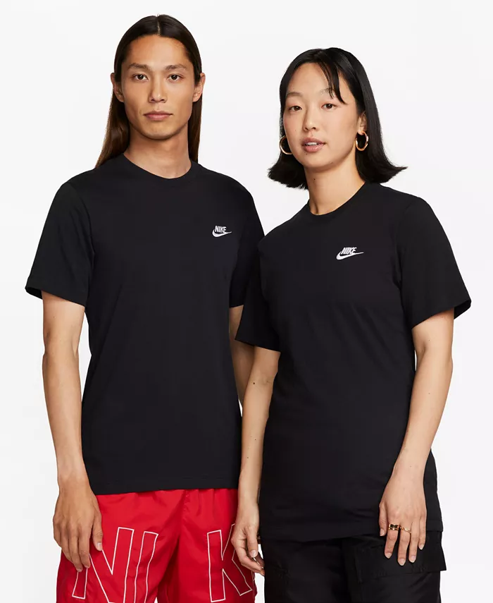 Футболка мужская Sportswear Club Nike, черный — фото 3