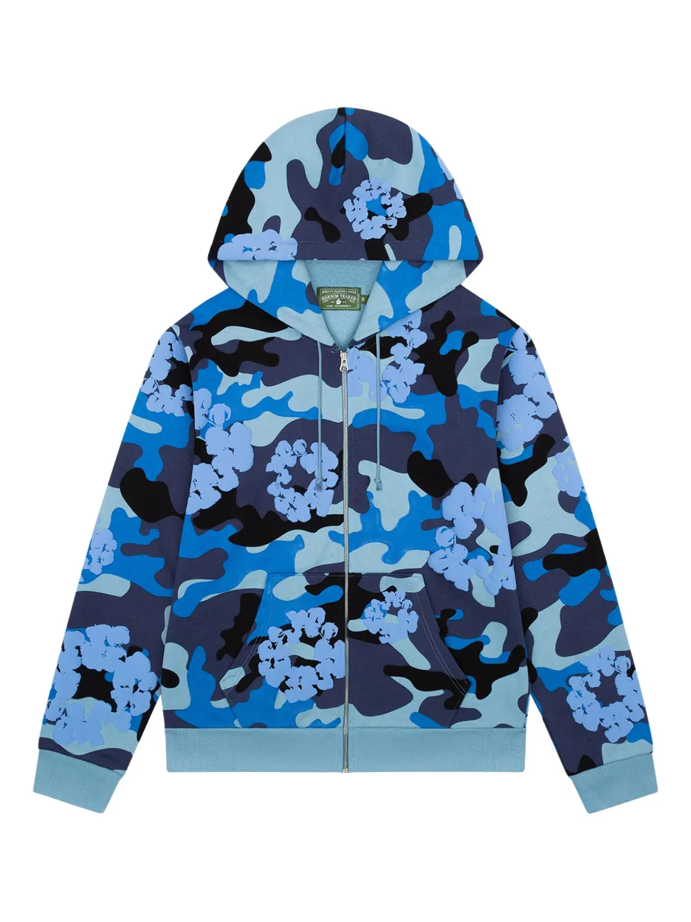 

Худи Wreath на молнии Denim Tears, синий
