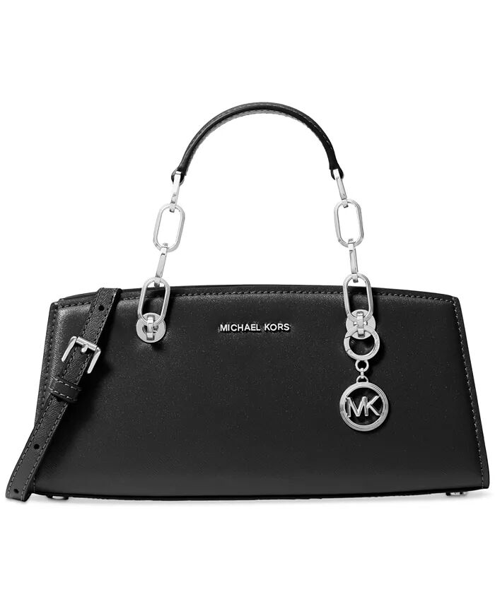 

Кожаная сумка Cynthia Small East West Michael Kors, черный