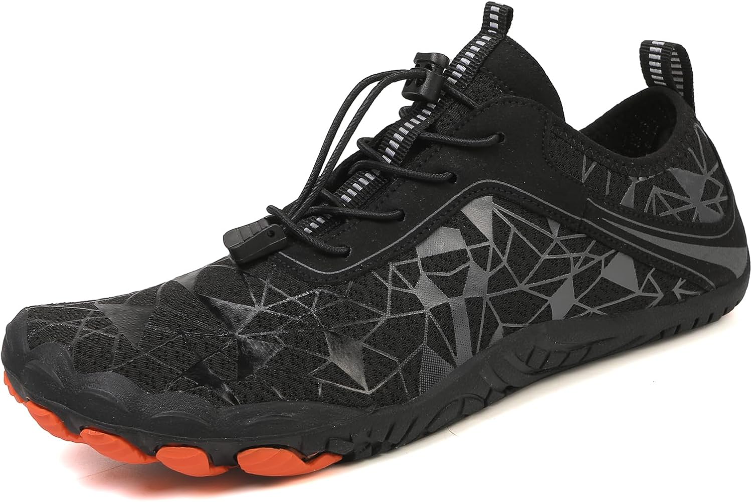 

Женские кроссовки Zureto Barefoot Shoes, обувь Hike Grounded Barefoot для женщин и мужчин с нейропатией, черный