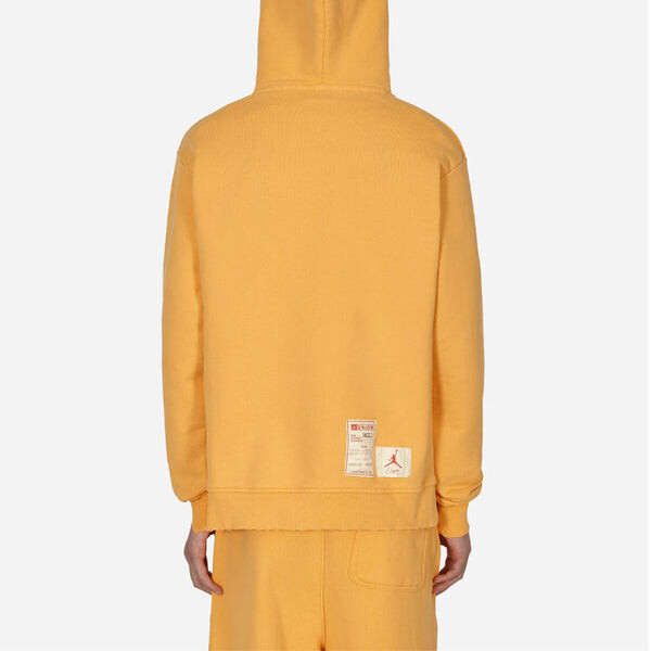 Толстовка Air Jordan x union Crossover Casual Pullover Solid Color Logo hooded Long Sleeves Asia Edition Unisex Yellow, желтый — фото 4