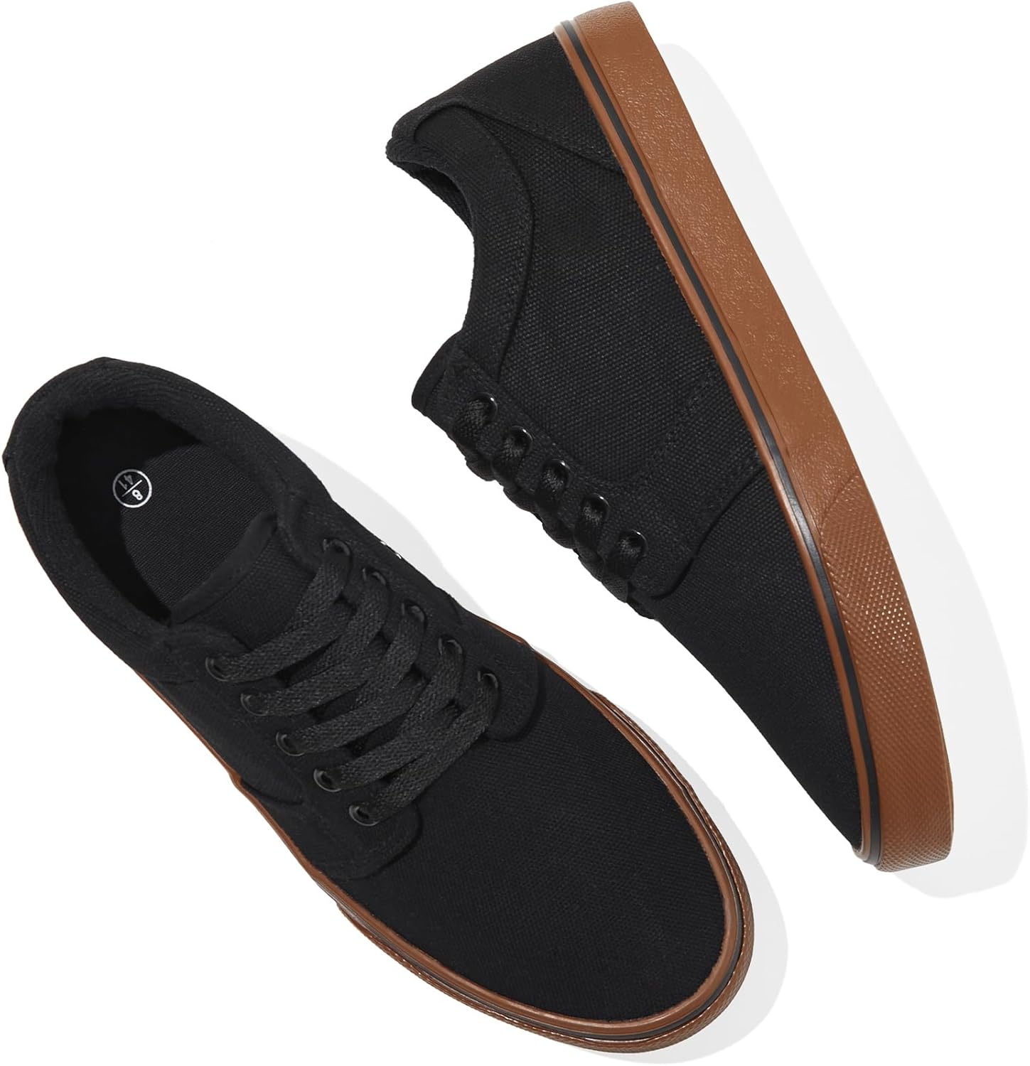 

Мужские белые повседневные кроссовки BENPAO, полностью черные модные кеды для мужчин, низкие, на шнуровке, из канваса