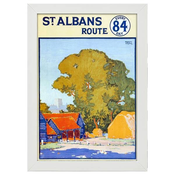 

Рамка для фотографий LegendArte Poster 1916 St Albans, белый