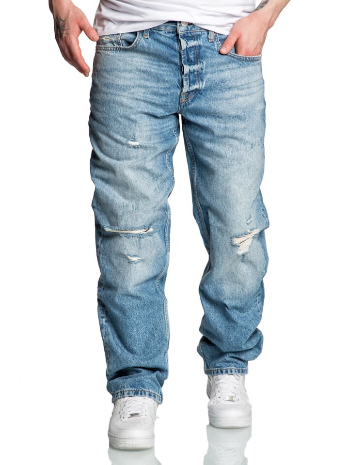 

Джинсы Amaci&Sons 90s Baggy Jeans YAKIMA, светло-синий