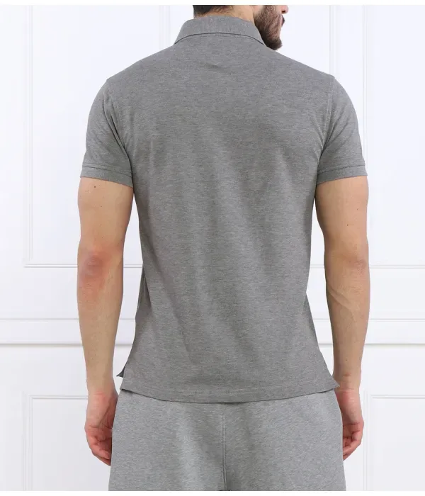 Поло 1985 slim fit Tommy Hilfiger, серый — фото 4