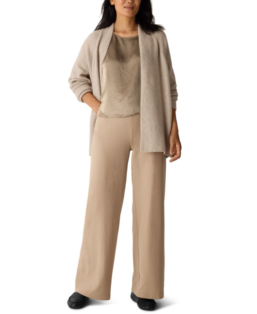 

Женские брюки с широкими штанинами, стандартного и большого размера Eileen Fisher, Biscuit