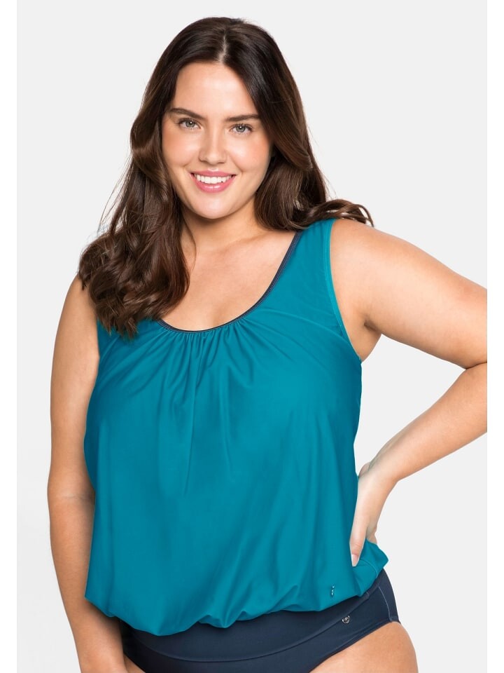 

Верх бикини sheego Tankini Top, цвет karibikblau