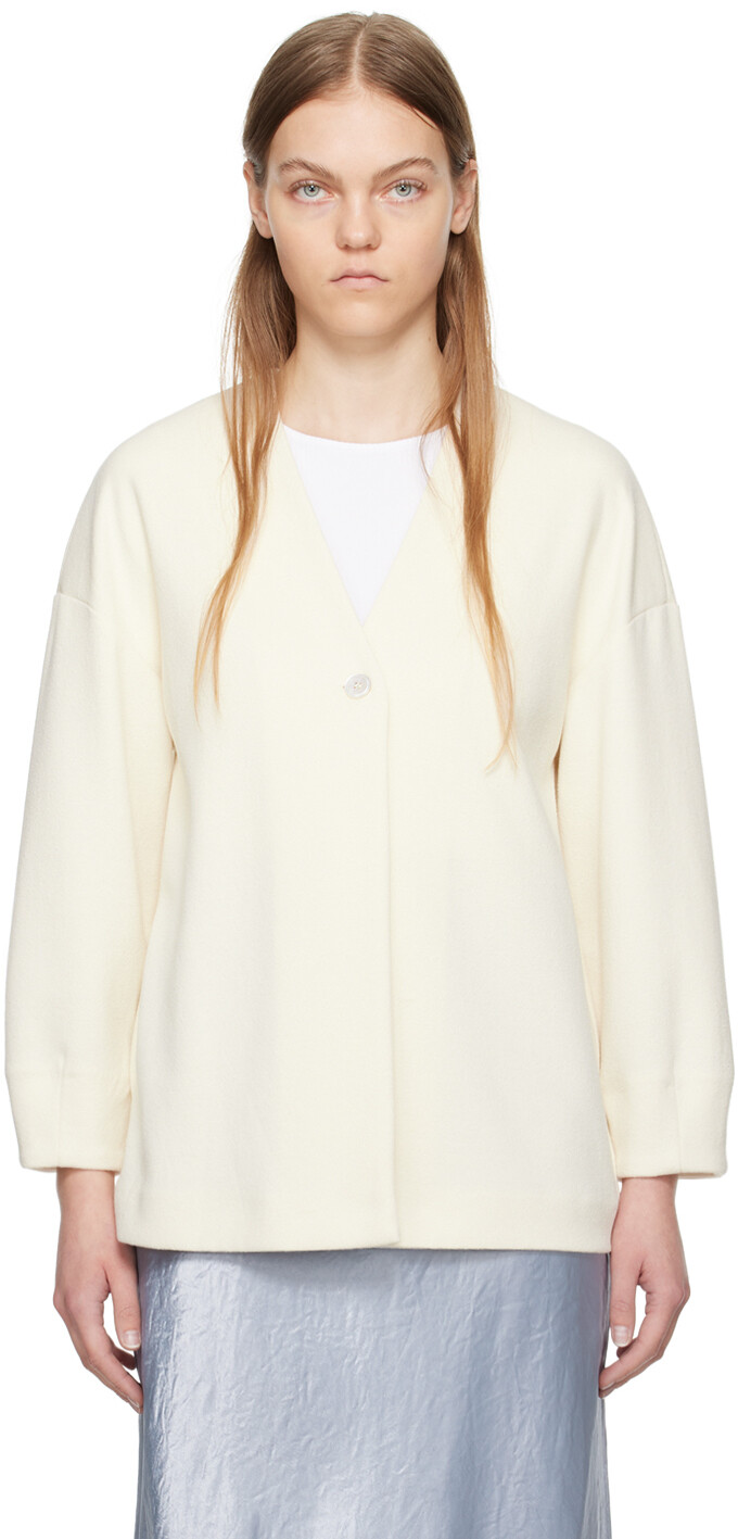 

Куртка цвета «Урано» цвета «Off-White» Max Mara Leisure