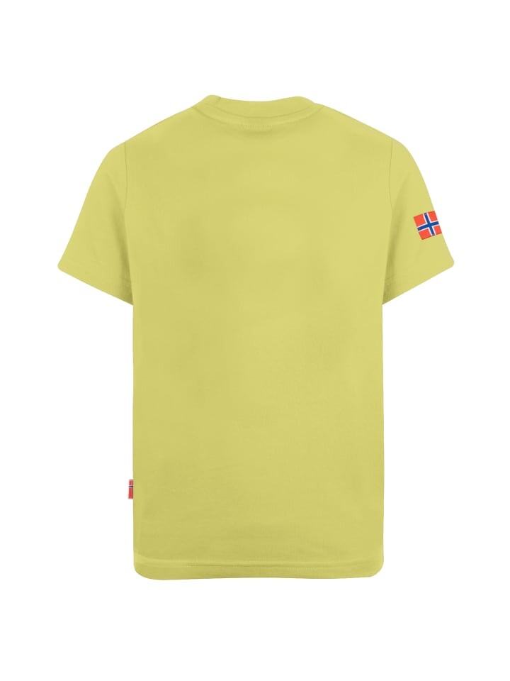 Функциональная рубашка Trollkids Funktionsshirt Pointillism, цвет hazy yellow — фото 2