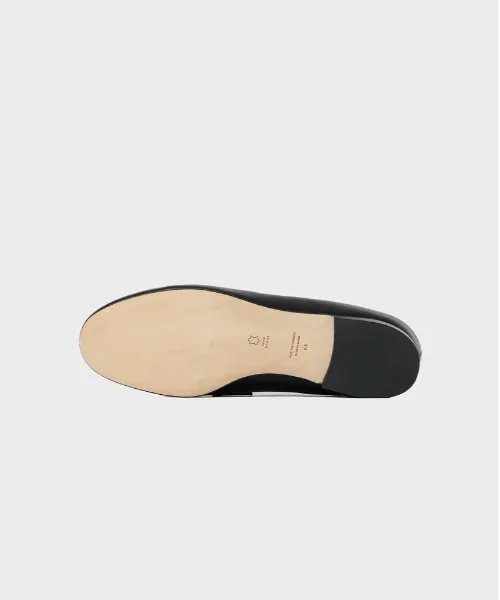 Мужские лоферы из натуральной кожи French Loafer foot the coacher чёрные — фото 4