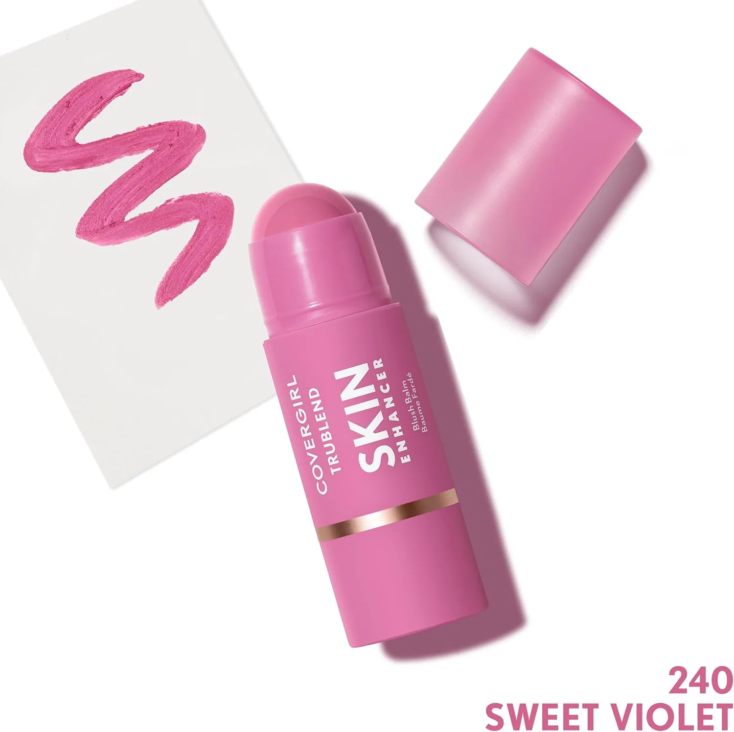 Румяна-стик Trublend Blush Balm 240 Sweet Violet, CoverGirl, 5,95 г — фото 2