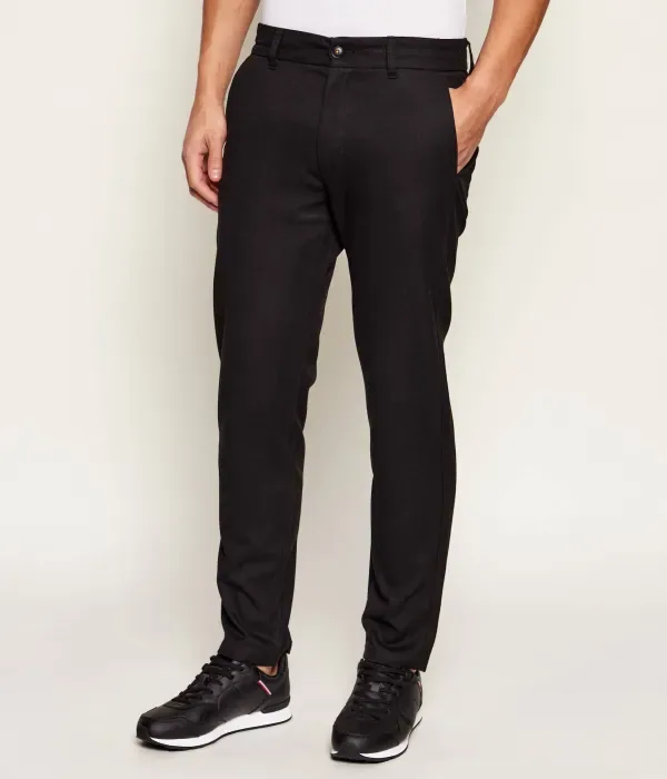 Брюки чинос DS-5 tapered fit Boss Orange, черный — фото 3