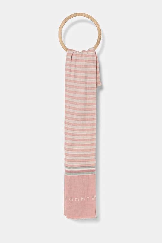 

Шаль Tommy Hilfiger, розовый