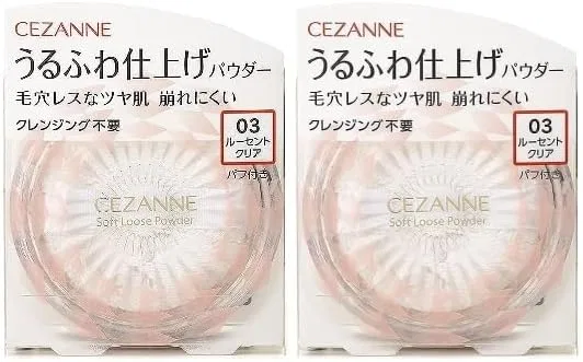 Набор из 2 пудр Ceza Nanne Fluffy Finishing Powder 03 Lucent Clear