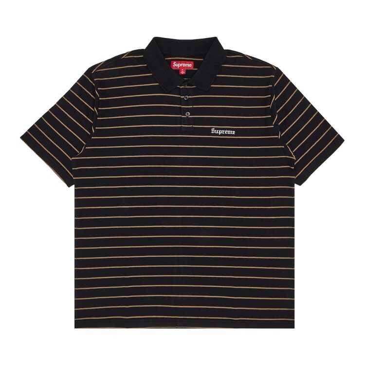 

Поло Supreme x Melvins Stripe Short-Sleeve Polo, черный