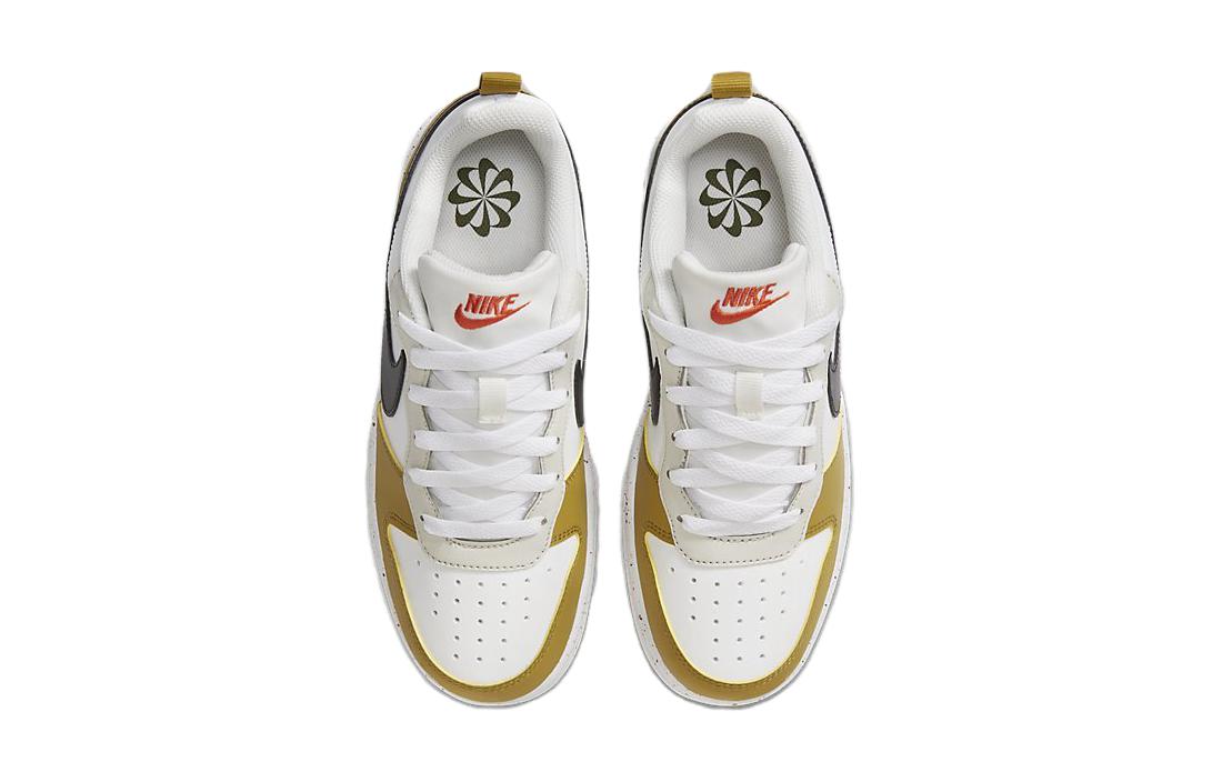 

Кроссовки Nike Court Vision Low дышащие низкие детские для скейтбординга бело-коричневые