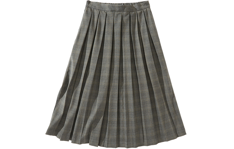 

NOTHOMME Женская повседневная длинная юбка серый plaid