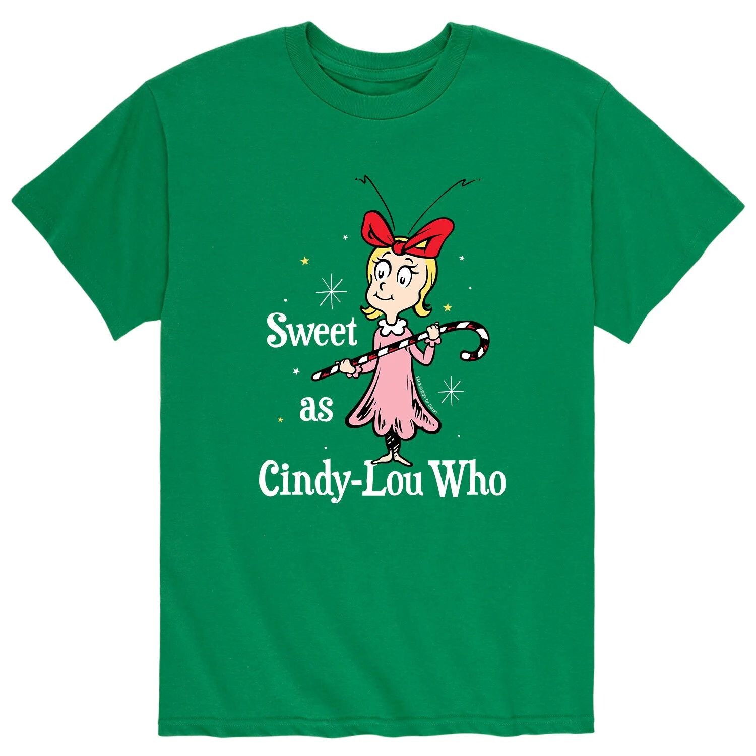 

Мужская футболка Dr. Seuss The Grinch Cindy-Lou Who Licensed Character