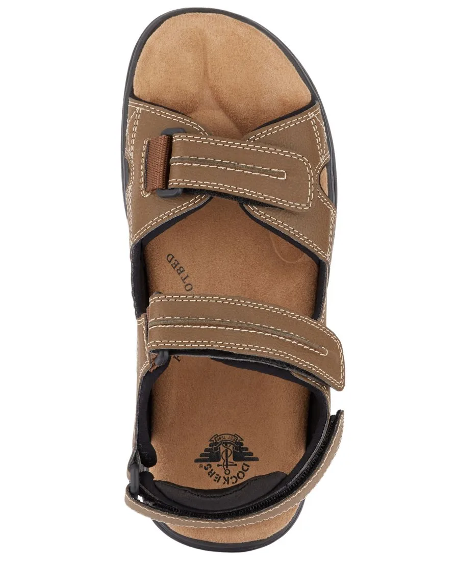 Мужские сандалии Newpage Outdoor Sport с закругленным носком Dockers, темно-tan — фото 4