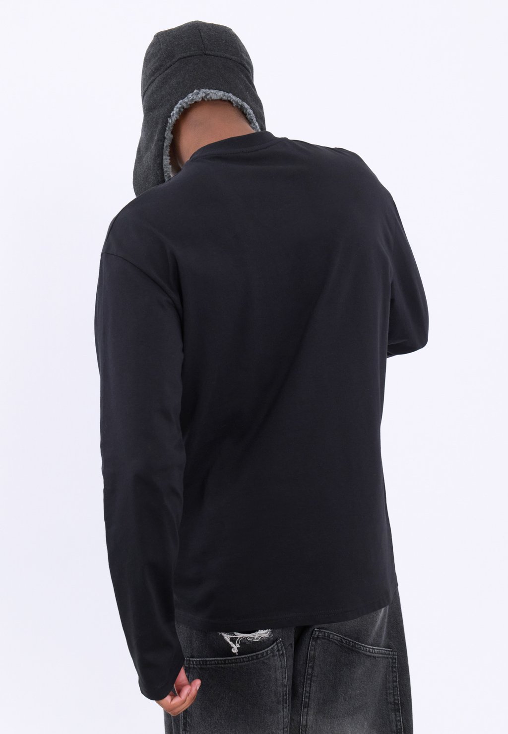 

Топ с длинными рукавами UNISEX YOURTURN, черный