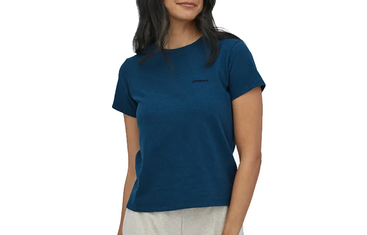 

Футболка с логотипом Patagonia, tea зеленый/tegn